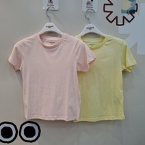 폴햄키즈 부들부들 오가닉 반팔 기본티셔츠 친환경 면100 [애플점] 레이어드 흰티 아동 주니어