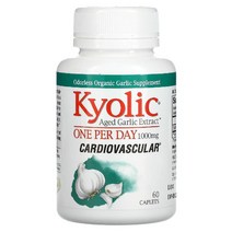 교릭 Kyolic Aged Garlic Extract 원 퍼 데이 1000mg 30정, 60개