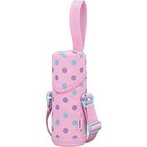 일본직발송 4. 사모스(THERMOS) 써모스 마이보틀 파우치 (스트랩 포함) 350400ml용 라이트 핑크 APF -350, One Size_라이트 핑크, One Size_라이트 핑크