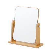 언커먼 360도 회전 심플우드 탁상거울 소형 중형 이케아 다이소