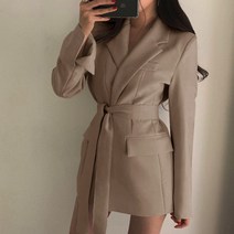 인싸템 핑크 눈길을 끄는 작은 키 정장 코트 와이드 루즈핏 캐쥬얼 하프기장 양복