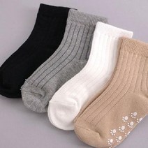 (도매-fw)유아동양말g기본골지5족(도매는5족), 베이지ㅡ5호