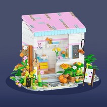 [블럭팜] 미니블럭 요정마을 DIY 하우스 키덜트 어린이 장난감 선물, DIY소녀작업실
