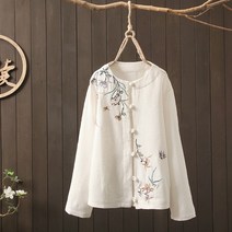 kirahosi 생활한복 절복 법복 퓨전 생활 개량한복 일상복 셔츠 차이나카라 마 면 어머니 데일리룩 조끼