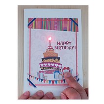 led 창의 생일 카드 만들기