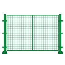 철제 격리 펜스 울타리 잔디 공원 작업장 공장 주차장, 높이 2m 폭 2m