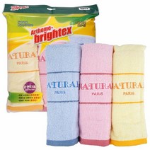 순면 타올 3매입 수건 타월 세수 판촉용 단체, 1개