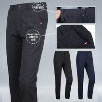 봄 스트레치 남성 캐주얼 골프 바지 남자 낚시복 작업복 일자 기모