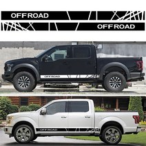 Off Road 4X4 Car Sticker Car Accessories for Ford Ranger Dodge Isuzu Dma Nissan NAVARA Toyota Hilux, [04] 빨간