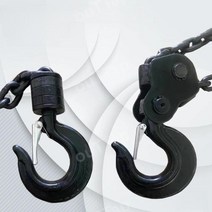 크레인후크 고리 체인 공구 가성비, 더블체인하부후크5톤10mm-체인