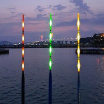 대단한찌 바다 비자립 전자막대찌 4점등 바다 막대찌 도시어부, 2.0호, 초록