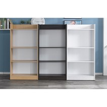 Sunshine 3단 와이드책장 선반 피규어 장식장 서랍책장 1200 폭넓은, 월넛