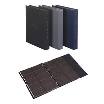 국산 쿠폰 북 쿠폰함 보관함 티켓북 카페 명함 모음집 500P 디저트 꽂이 대용량 명함첩 명함곽 네일샵 통 거치대 수첩 케이스 명함집 명함철 카드 정리대 명함책 파일 정리집 분류, 회색(417533)