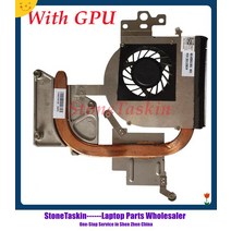 StoneTaskin 리퍼브 CN-0RF2M7 60.4IE60.001 Dell piron N5110 용 Vostro 3550 노트북 CPU GPU 냉각 방열판 팬 포함, [02] With GPU Heatsink