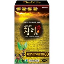 오디코디 황제앤 파우치형 일반염색약(새치), 진한갈색, 1박스