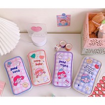 신학기 pvc 투명 필통 파우치 학생 펜슬 케이스 투명pvc필통 파우치형, 1개, 굿걸굿럭