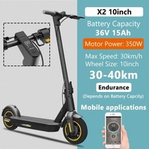 전동 전기 접이식 성인용 캠퍼스 스쿠터 모터 베터리 휠 EU 재고 AJOOSOS 전동, 협동사, 350W 36V 15AH