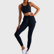 SEA FOX 여성 9부 반바지 레깅스 요가 필라테스 투인원