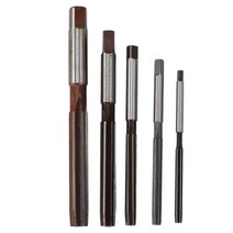 5pcs 피리 핸드 리머 세트 H8 chucking 스트레이트 샹크 핸드 리머 세트 4mm / 5mm / 6mm / 8mm / 10mm, 하나, 실버 그레이
