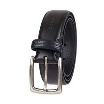 Columbia 남성용 스탠다드 트리니티 로고 벨트 싱글 프롱 버클 블랙 M 34-36 US, Black