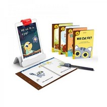 Osmo - 독서 어드벤처 아이패드용 새로운 리더 키트 만 5-7세 읽기 능력 파닉스 이해력 및 사이트 워드 빌드 아이패드 베이스 포함 + 더 많은 도서 액세스( 독점), Kit, 레벨 1 새로운 리더