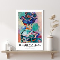 더 아트 컴퍼니 감성인테리어 명화 액자 앙리 마티스 90종 31-60, 44. MTS-모자를 쓴 여인