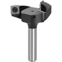CNC 초경 밀링 커터 공구 선반 인서트 라우터 엔드 플루트 밀 도구 선삭 블레이드 목공, 6. 8MM 손잡이 및 3날