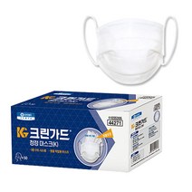유한킴벌리 크린가드 청정 마스크(K) 대형 - 화이트, 1개, 50매