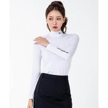 여자골프웨어 골프이너웨어 기능성 편안한핏 에어로쿨소재 골프상의 골프티셔츠 골프웨어 화이트