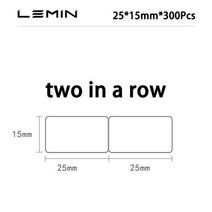 라벨프린터 페이지라벨기 LEMINL1S 라벨 인쇄 용지 사무실 테이프 교체 기계 방수 찢어짐 방지, white L