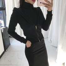 스밀리 여성 봄가을 집업 롱원피스 슬림핏 투피스 상하세트