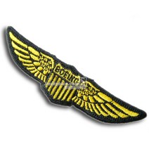 보잉 자수 배지 노란색 핀 파일럿 의류 장식 날개 스티커 항공 애호가 비행 승무원을위한 의상 액세서리