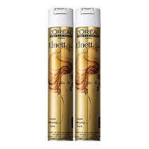 로레알 에르네뜨 헤어스프레이(스트롱홀드), 500ml, 2개