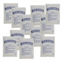 대경 부직포 젤아이스팩 15x20cm 50장 완제품 냉동 얼음팩