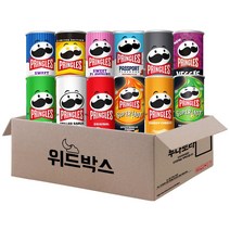 [위드박스] 프링글스 110g 12개(인기 12종 1개씩), 1세트