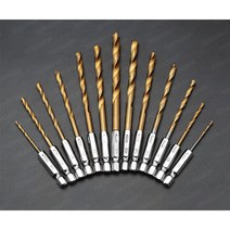 비트 고강도 철기리 13P세트 육각 드릴비트 비트기리