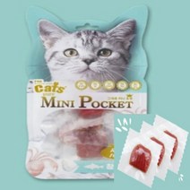 이지리치 고양이간식 미니포켓 10P 참치 고양이 사료 고양이 간식캔
