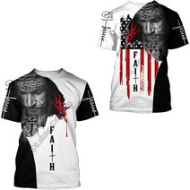 예수님 그리스도 PLstar Cosmos Christian olic Jesus R Streetwear 3DPrint Summer Casual Funny T-shirts, 12 T-shirts_01 XS
