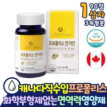 캐나다 직수입 완제품 항산화 프로폴리스 면역력 높이는 화학부형제 없는 영양제 포리폴리스 플라보노이드 트레이더스 캡슐 약 x 효과 효능 유해 활성 산소 억제 제거 보조제 아연