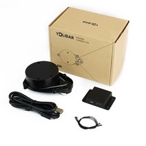 EAI-YDLIDAR X3 라이다 TOF 360 ° 레이저 스캐너 범위 센서 모듈 8 미터 0Hz 주파수 지원 로봇 ross, 한개옵션0