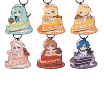 [Moeyu] VOCALOID 디저트 시리즈 PVC 키홀더 열쇠고리, Kagamine Rin