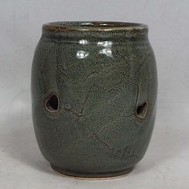 국산 여주 도자기 수저통, 수작업이중철유수저통B급