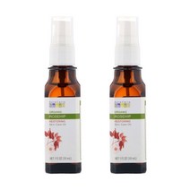 Aura Cacia 아우라카시아 오가닉 리스토어링 로즈힙 오일 Organic Restoring Rosehip 1oz(30ml) 2팩, 1개
