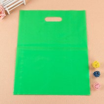 소기업용 맞춤형 쇼핑백 맞춤형 플라스틱 가방 맞춤형 인쇄 플라스틱 가방 팩 추가 인쇄 요금, 15x20cm 100PCS+Green