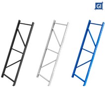 금일솔루션 중량랙 경량랙 조립식 철제선반 앵글선반, 기둥600(폭)×2400mm(높이)1개, 힌색
