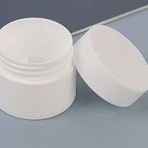 불투명 휴대용 원형 케이스 디스펜서 크림샘플용기 샴푸통 플라스틱원통 소분용기 약통 납작용기 화장품공병 소분통, 15g, 1개