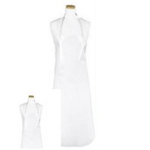 위월천 목걸이형 양면 방수앞치마 대형 화이트 1P 업소용 수산시장앞치마 업소용방수앞치마 식당앞치마