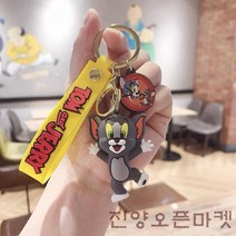 진양오픈마켓 톰과제리 도라에몽 미키키링 차량용열쇠고리, 옵션04