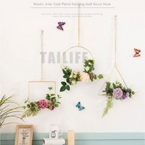 DIY꽃병 조화 웨딩 소품 가정 꽃꽂이 엔틱 모던 공예, DIY꽃병삼각형 BL11639