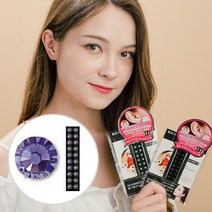 와사비네코 귀혈자리 이혈기석 귀마사지 귀지압 크리스탈귀침 귀혈점 경락 이혈테라피 붓기 리프팅 다이어트 지압기 지압스티커 귀지압패치 귀지압스톤, 라이트아메시스트, S(2.5mm), 1개